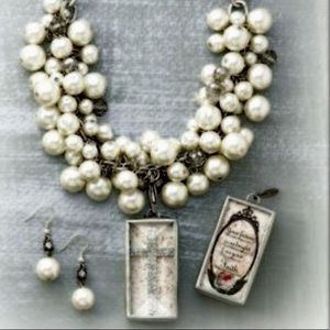 Diamond cross Jewel Kade necklace charm